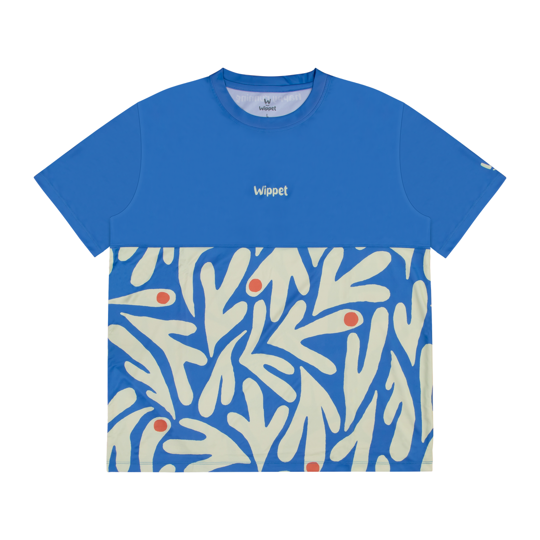 Wippet Running Coconut Cool – Unisex ultra-light sweat-wicking, breathable, odour resistant running shirt with UPF50+ sun protection and bold colors and patterns