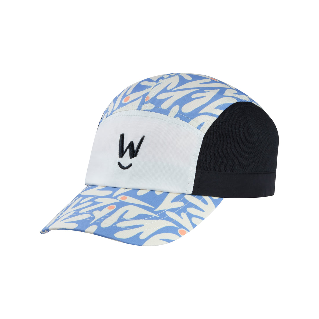 Wippet Coconut Cool Running Cap that is breathable, sweat wicking and protects from the sun worn running for comfort