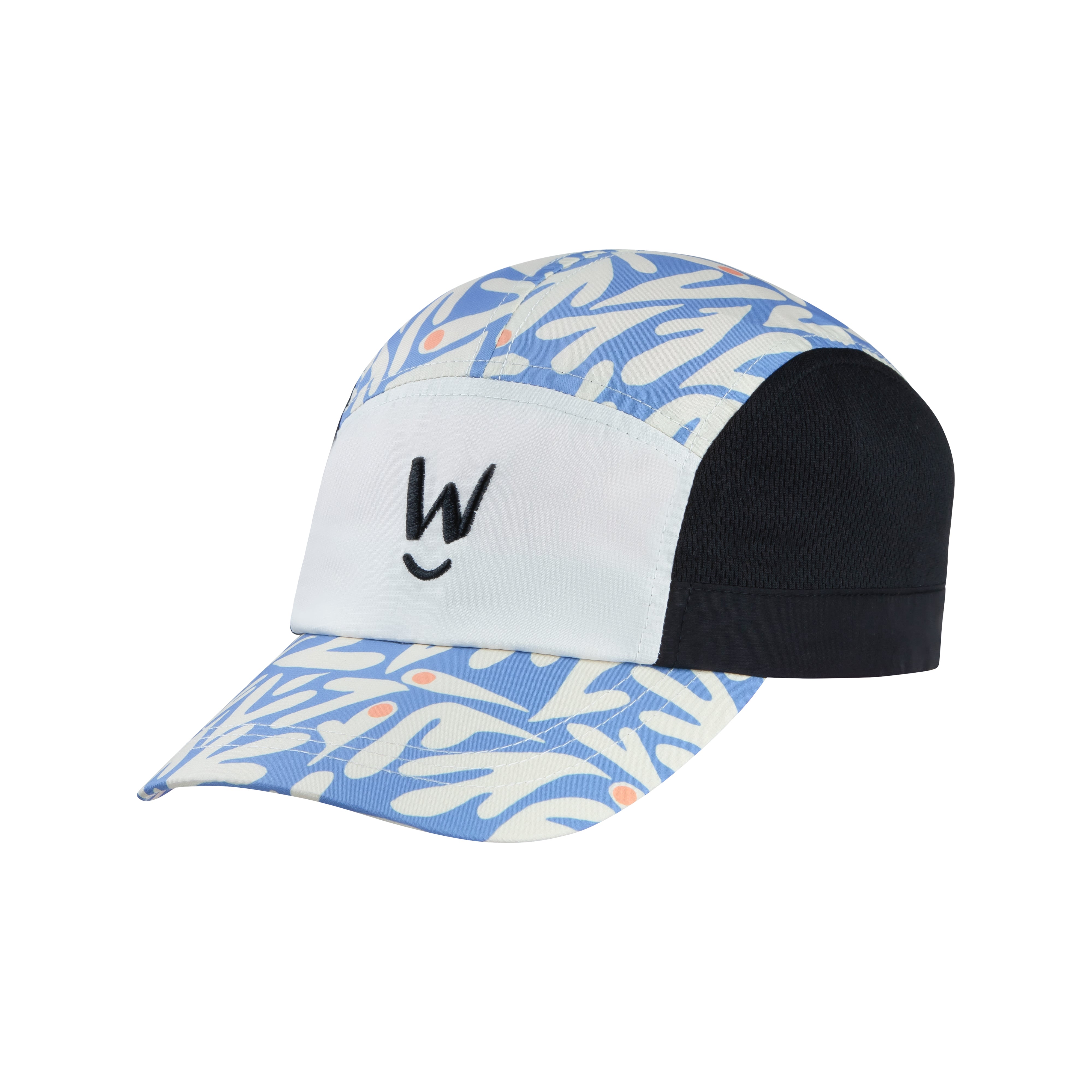 Wippet Coconut Cool Running Cap that is breathable, sweat wicking and protects from the sun worn running for comfort