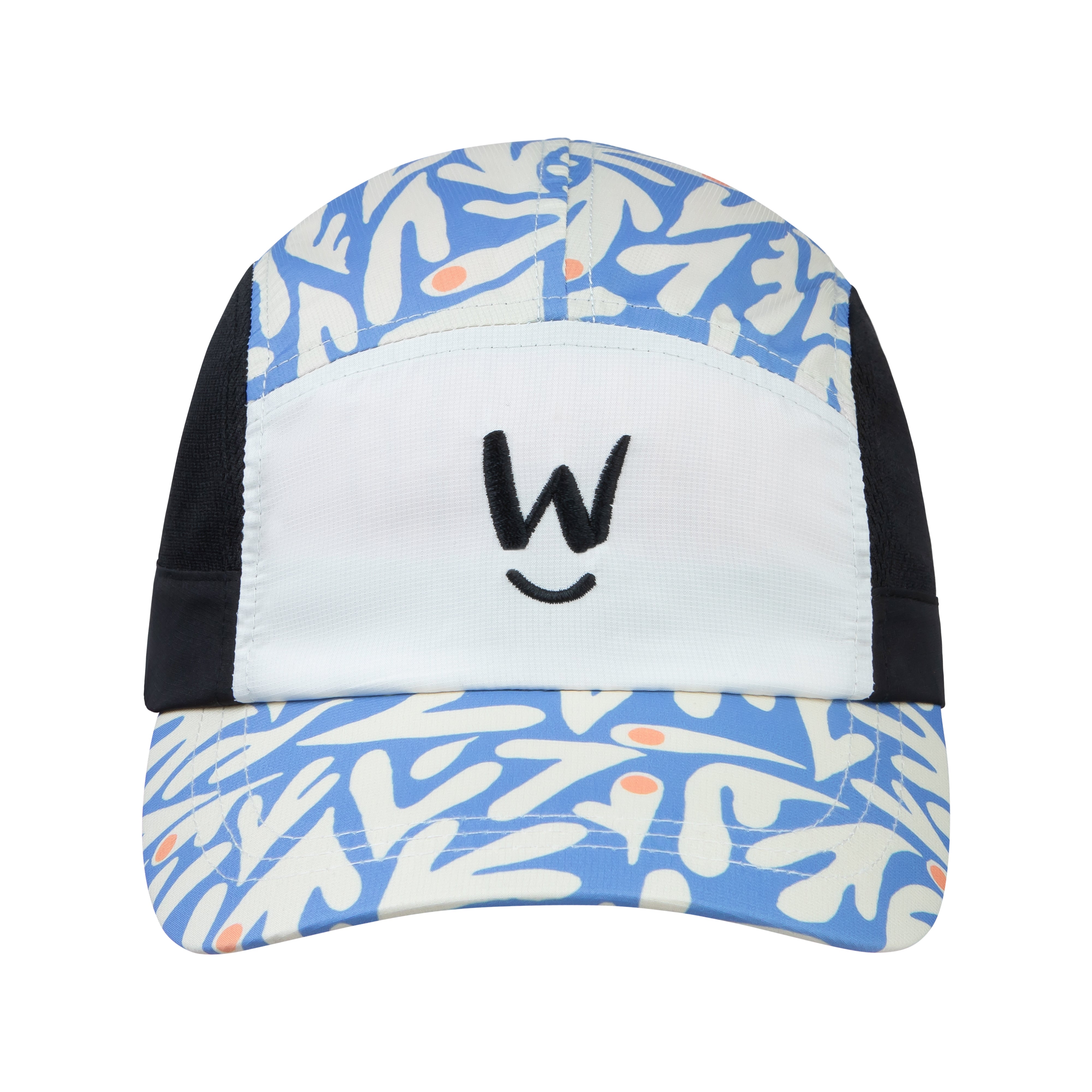 Wippet Coconut Cool Running Cap that is breathable, sweat wicking and protects from the sun worn running for comfort by the everyday runner