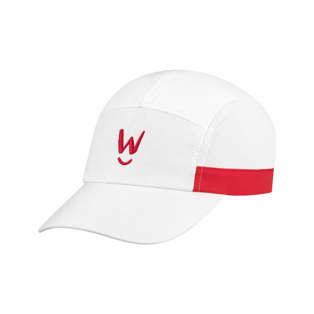 Wippet's breathable, sweat wicking, ultra light weight, sun protective Redline running cap.