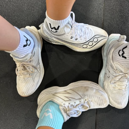Cute running socks that are breathable, sweat wicking, reduce blisters, compression and comfortable.