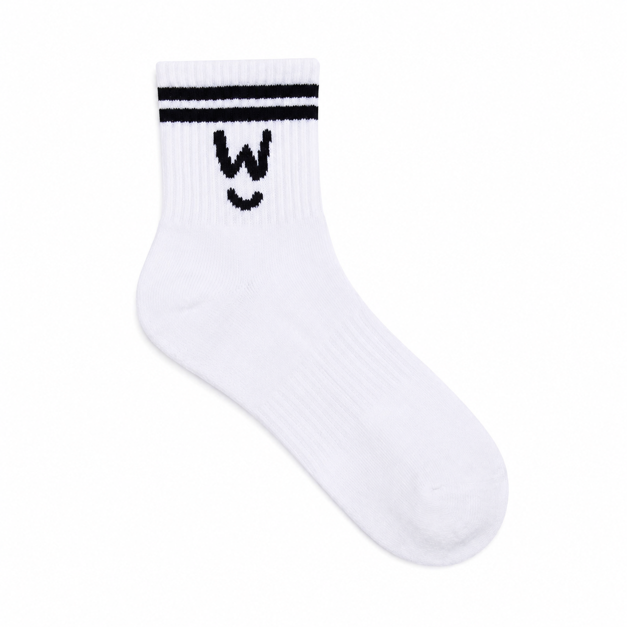 Wippet Comfy Quarter Socks 3-Pack with Cushioned Heel and Toe — Quarter-Length, Ribbed Support, Cushioned Athletic Cotton Running Socks