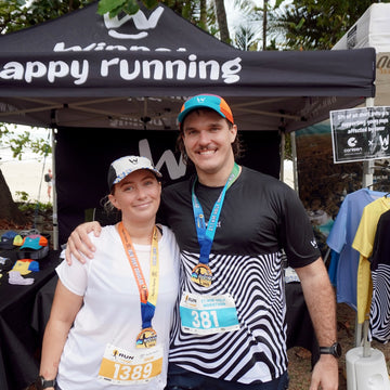 Runners wearing Wippet running gear at the Port Douglas Half Marathon