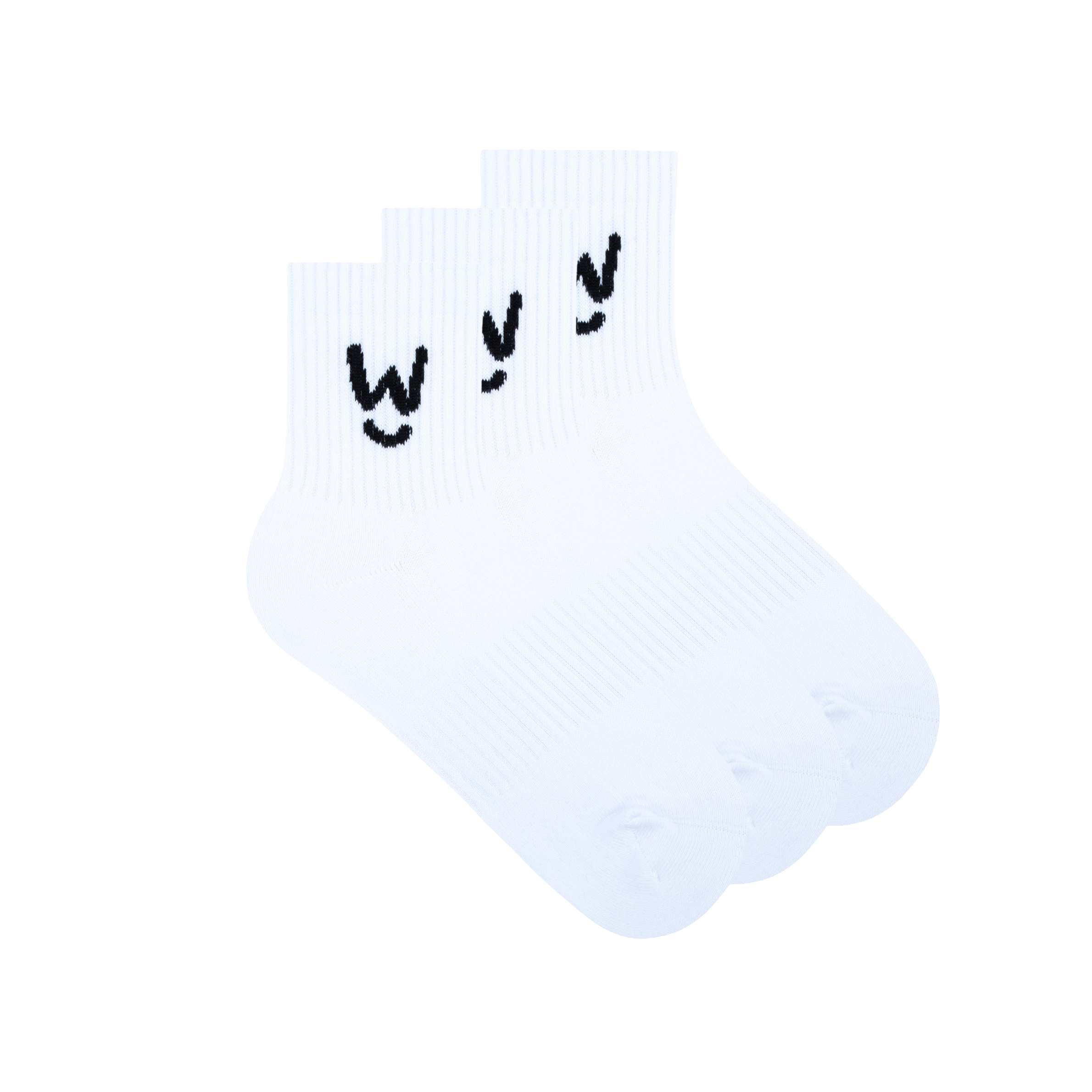 Comfort Quarter Socks - Wippet Logo (3 pack)