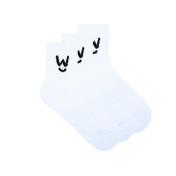 Comfort Quarter Socks - Wippet Logo (3 pack)